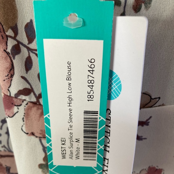 NWT- Size M. West Kei high low shirt - Picture 3 of 4